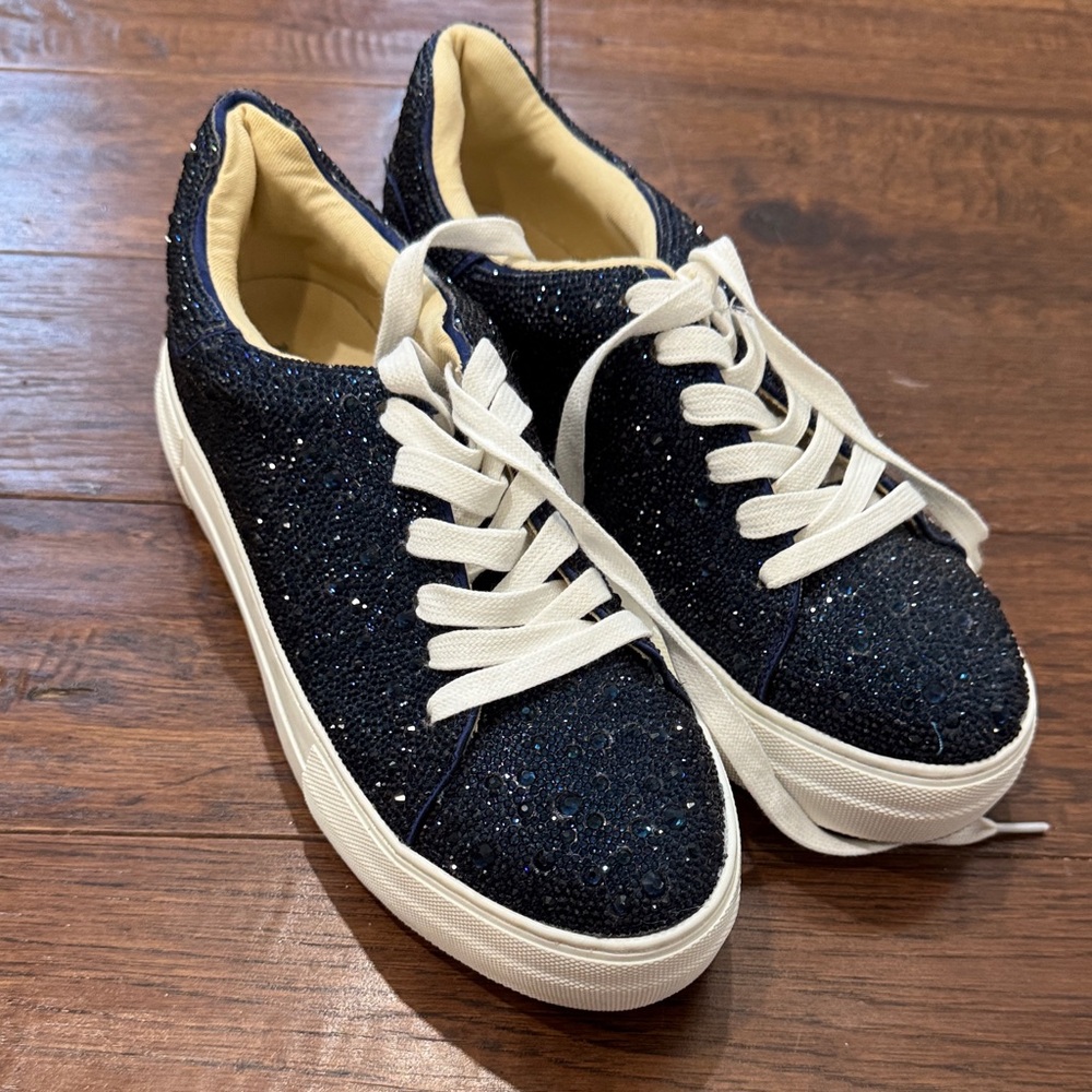Sparkling Navy Women's Sneakers